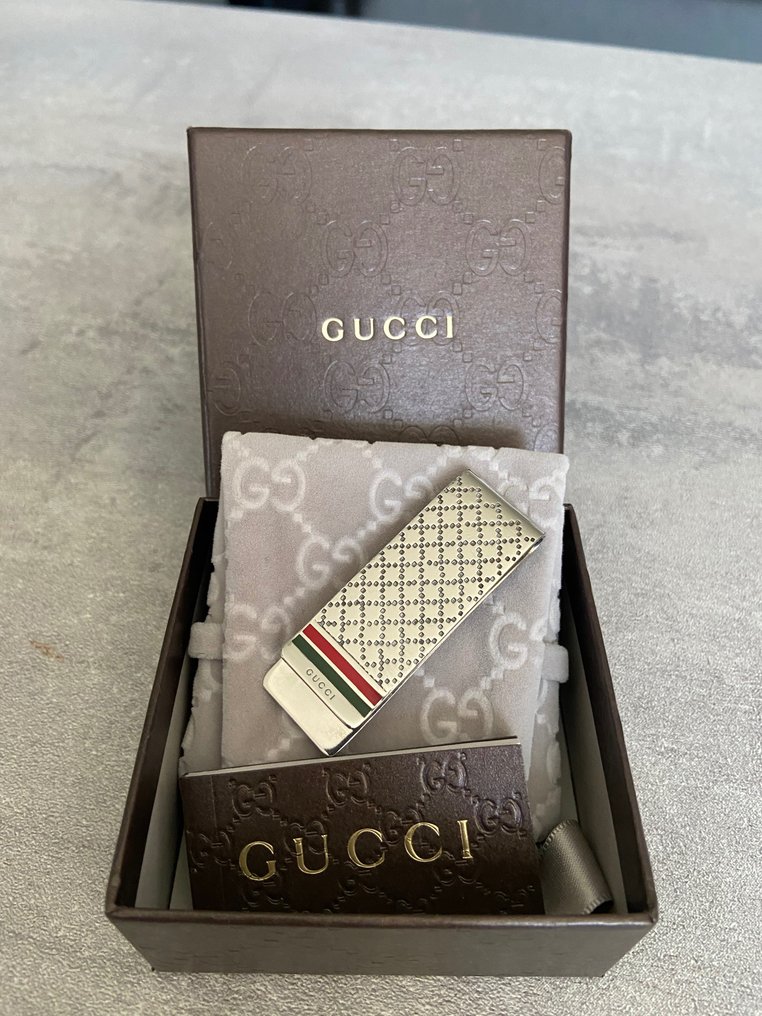 Gucci - clip argento 925 vintage  new - Clipe para notas #1.1