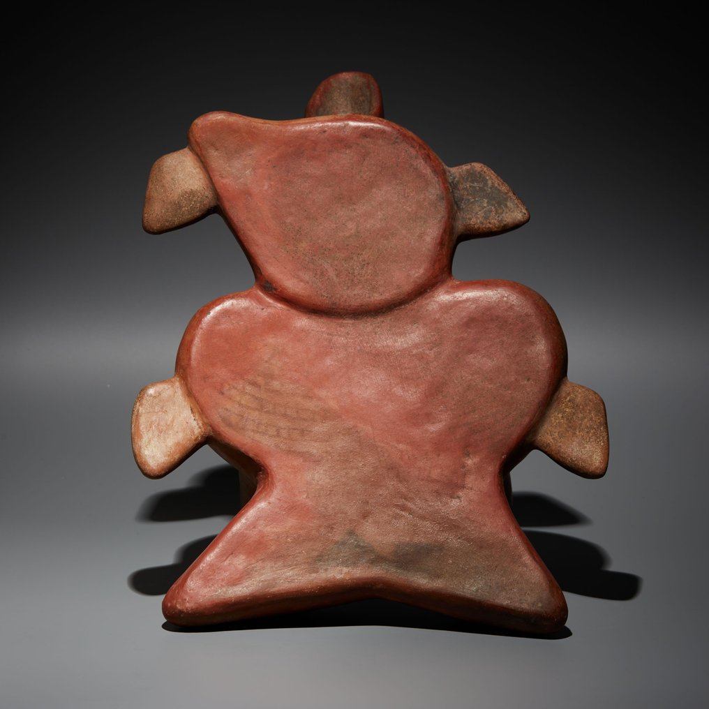 Jalisco, Westmexiko Terracotta Liege in Hundeform. 600 n. Chr., 28 cm hoch. TL-Test und spanische Importlizenz. #1.2