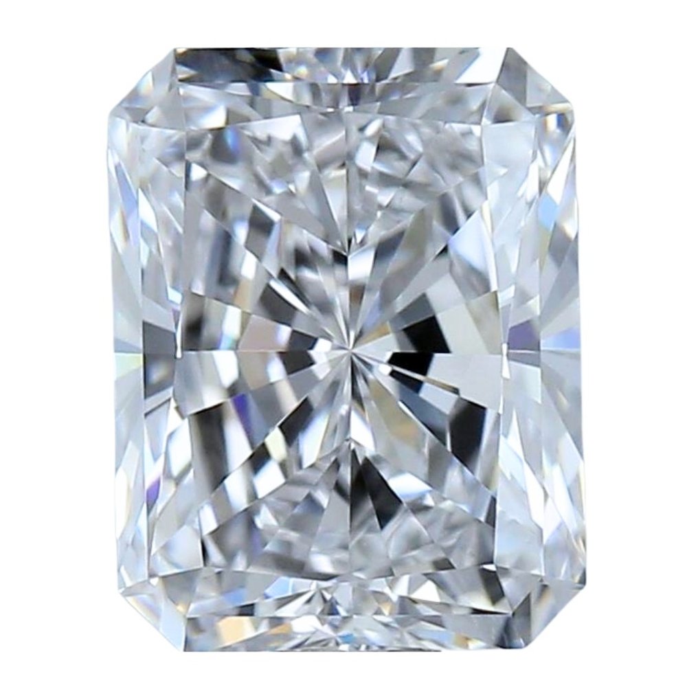 1 pcs Diamant - 1.51 ct - Brillant, Radiant - D (farblos) - VVS1 #1.1