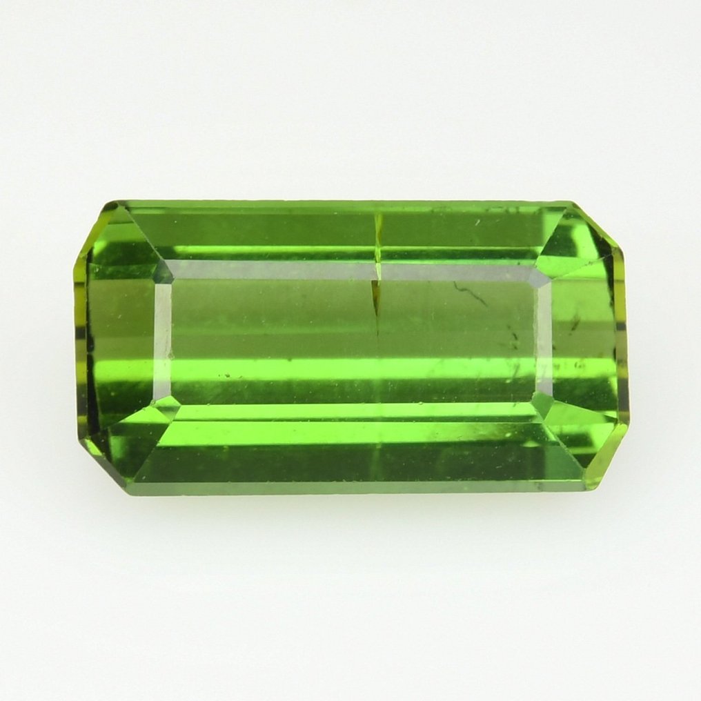 1 pcs Βαθύ πράσινο (κιτρινωπό) Verdelite - 4.33 ct #2.1