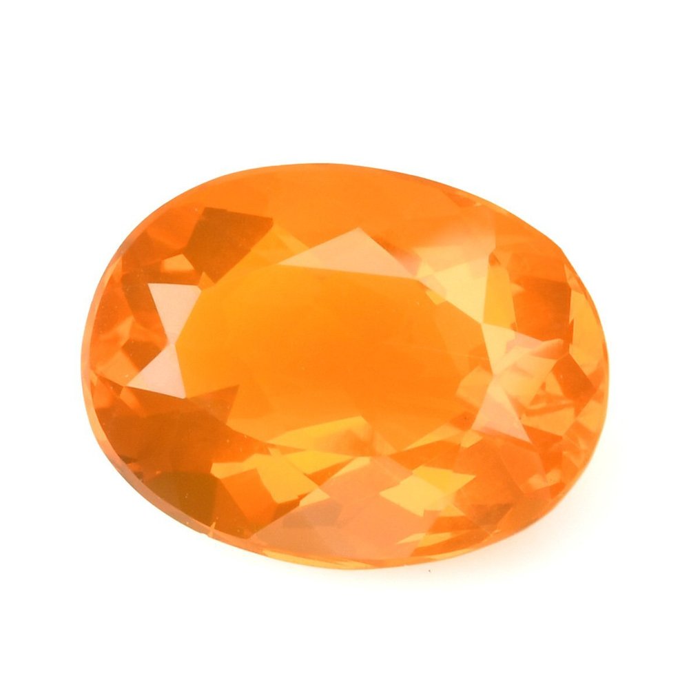 1 pcs Fin kvalitet - (Vivid Orange)
 Brann opal - 2.94 ct #2.1