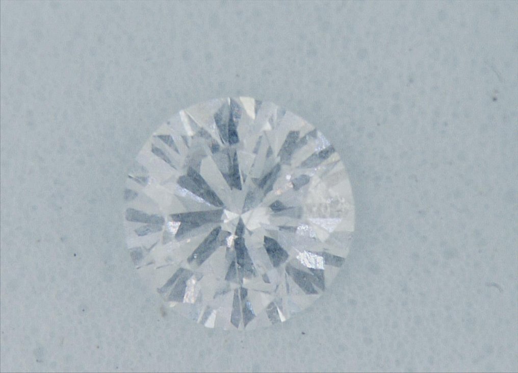 1 pcs Diamante  (Natural)  - 0.70 ct - D (incoloro) - SI2 - Gemewizard Gemological Laboratory (GWLab) #1.2