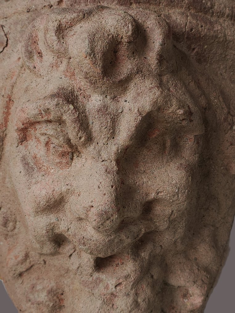 Sculpture, Mascherone - 56.5 cm - Faïence #2.1