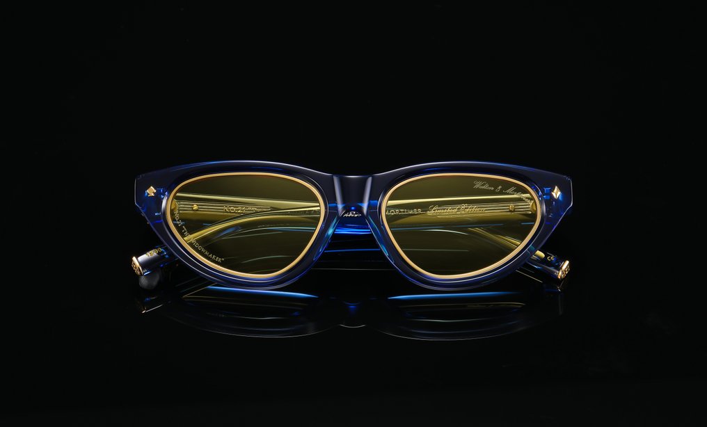 Handmade - Walton & Mortimer No.21 "The Widowmaker" Unit 83/99  "Midnight Blue" - 墨鏡 #1.0