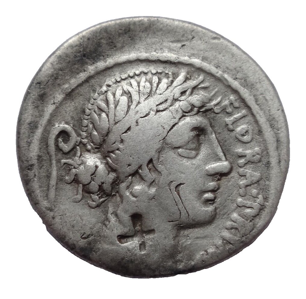 羅馬共和國. C. Servilius C. f. Rome, 57 BC. AR. Denarius Rome mint. #1.2