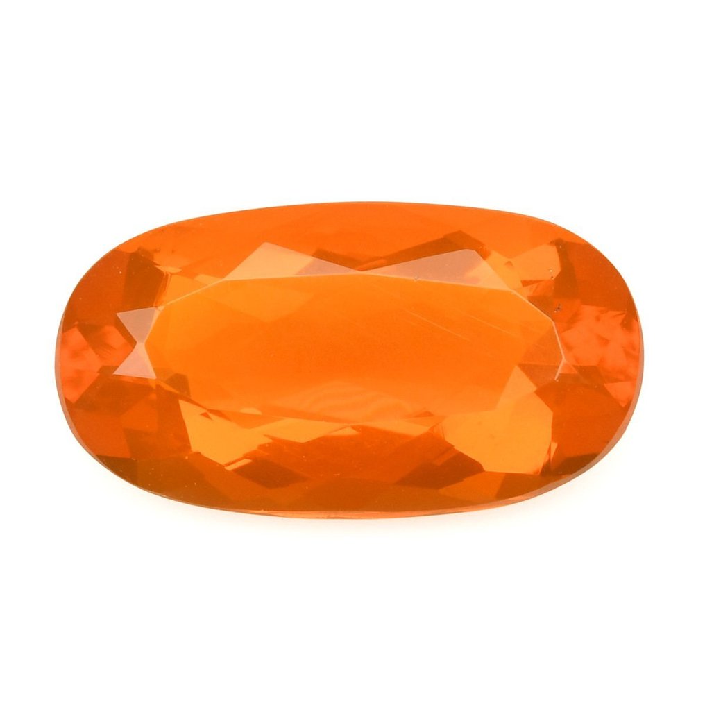 1 pcs Qualité fine - (Orange intense/vif) Opale de feu - 2.96 ct #2.1