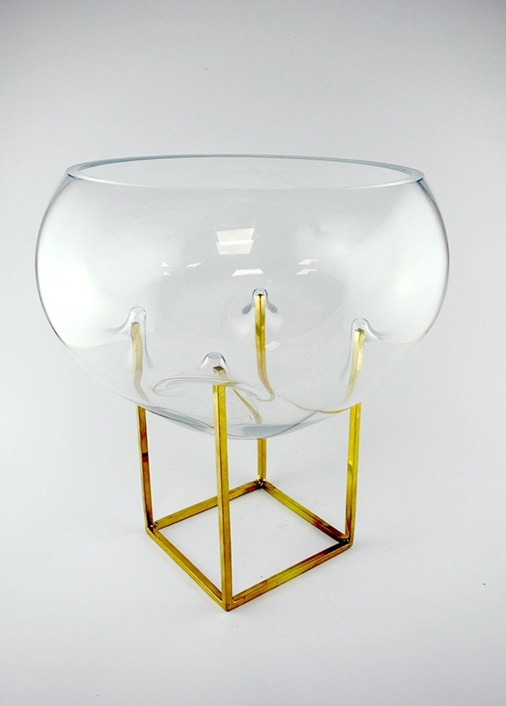 Vanessa Mitrani - Vase -  PROTOTYPE  - Bronse, Glass #1.1