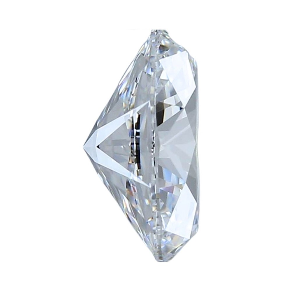 1 pcs Diamant  (Natural)  - 0.90 ct - Oval - D (färglös) - VVS1 - Gemological Institute of America (GIA) #1.2