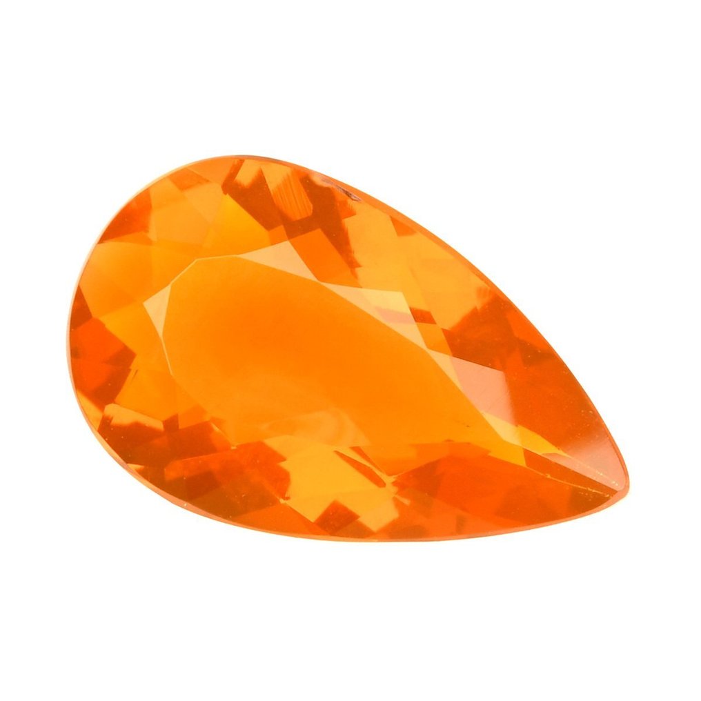 1 pcs Fine  Quality - (Intense/Vivid Orange)
 
 Fire Opal - 2.90 ct #2.1