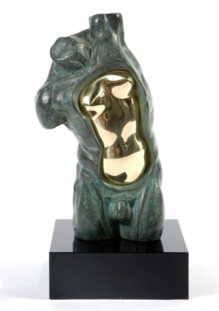 Lorenzo Quinn (1966) - 雕刻, Adán y Eva - 26 cm - 樹脂 - 1998 #1.1