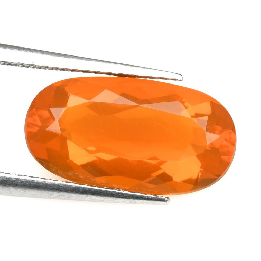 1 pcs Wysoka jakość — (intensywny/żywy pomarańczowy) Opal ognisty - 2.96 ct #1.1