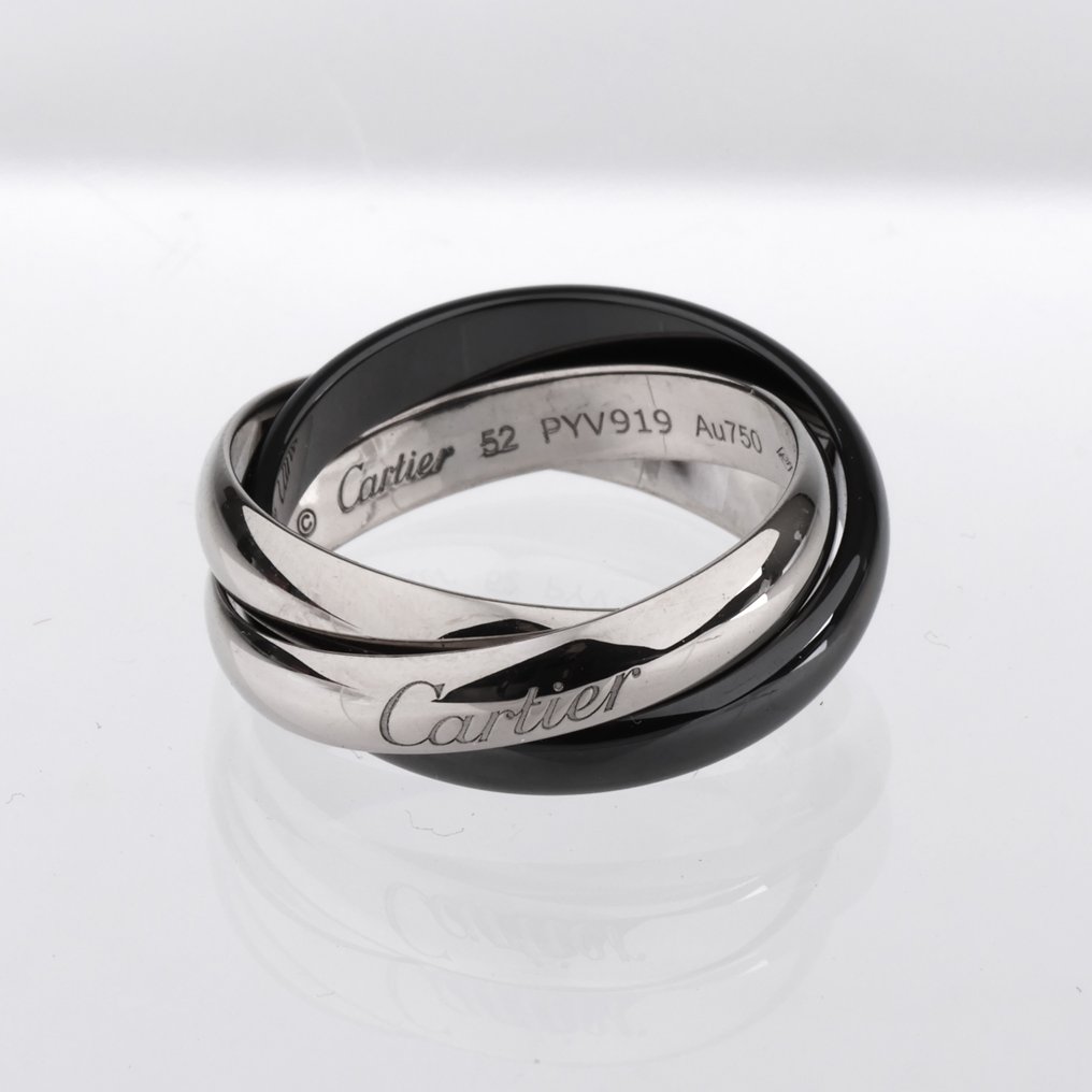 Cartier - 戒指 - Trinity - 18K包金 白金 #1.1