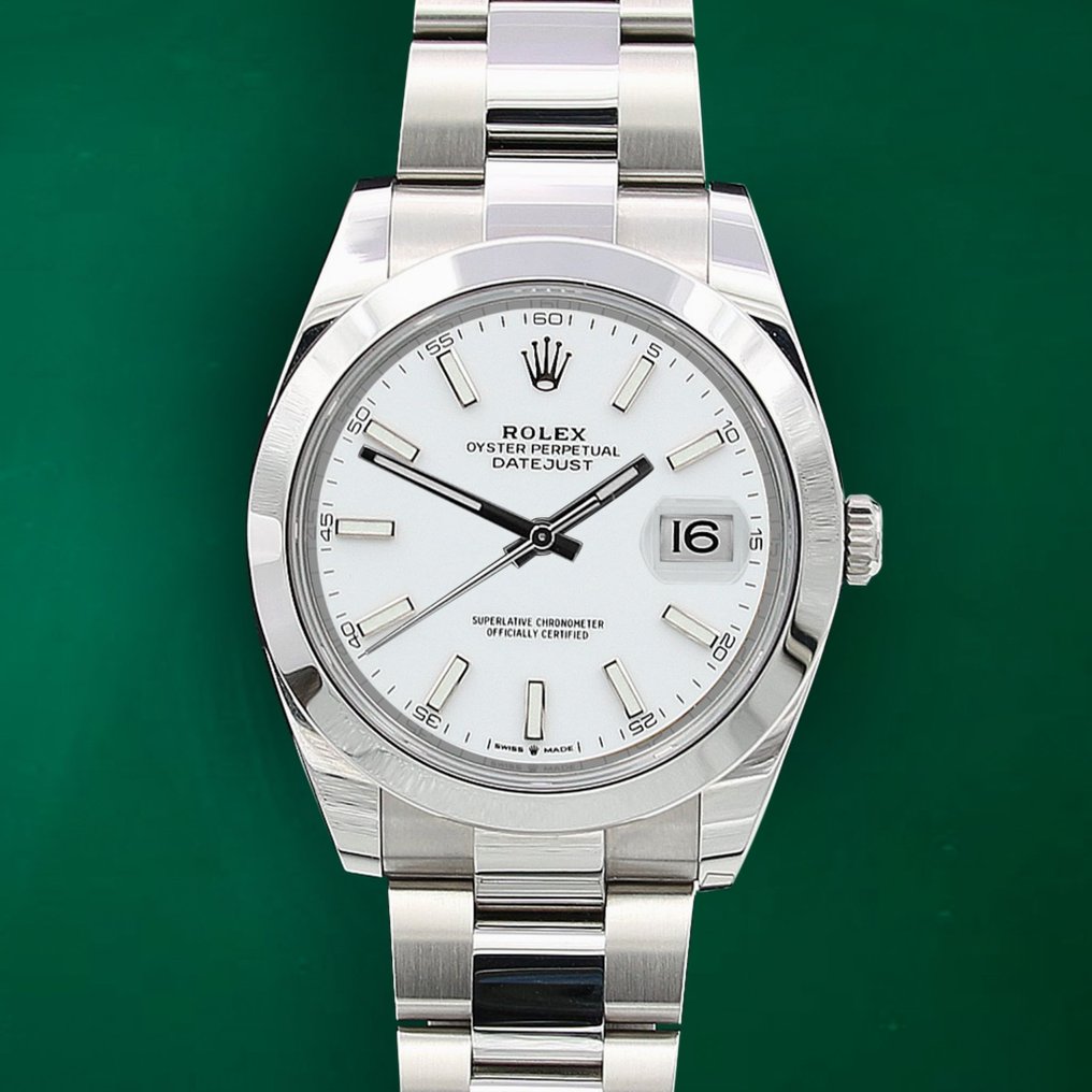 Rolex - Datejust 41 - White Dial - 126300 - Mężczyzna - 2011-obecnie #1.1