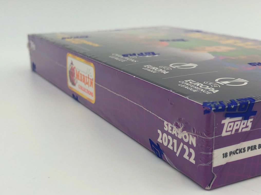 2021/22 Topps Merlin Chrome UEFA Champions League Soccer Hobby Box - 1 Sealed box - Near Mint/ Nahezu neuwertig (NM) #4.3