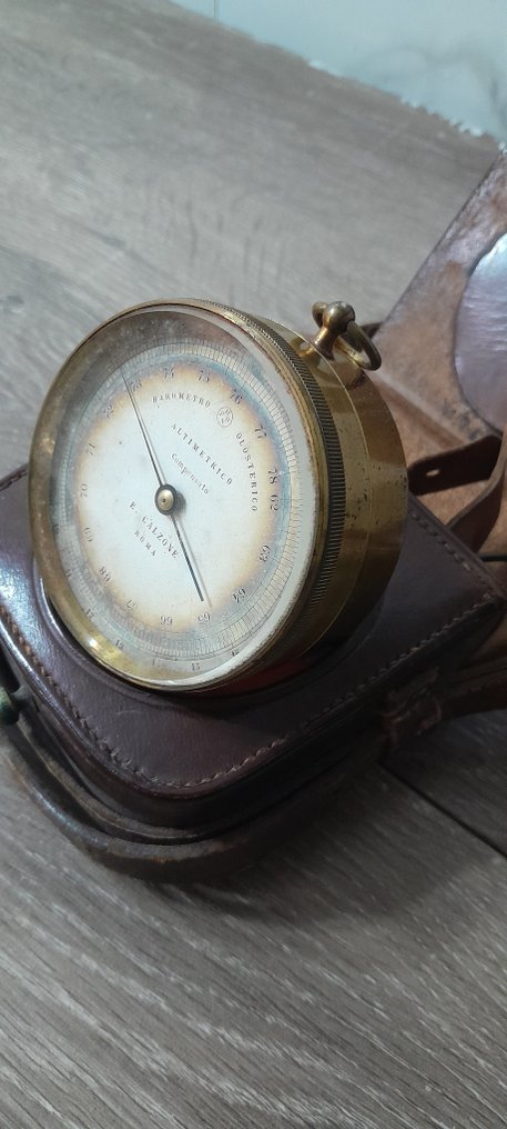 Pertuis, Hulot, Bourgeois, Naudet Holosteric aneroid barometer, Υψόμετρο - Ορείχαλκος #2.1