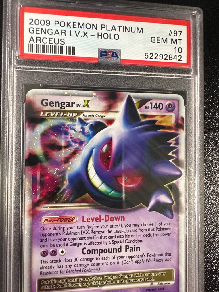 Pokémon - 1 Graded card - gengar lvl.x platium arceus - PSA 10 #1.2
