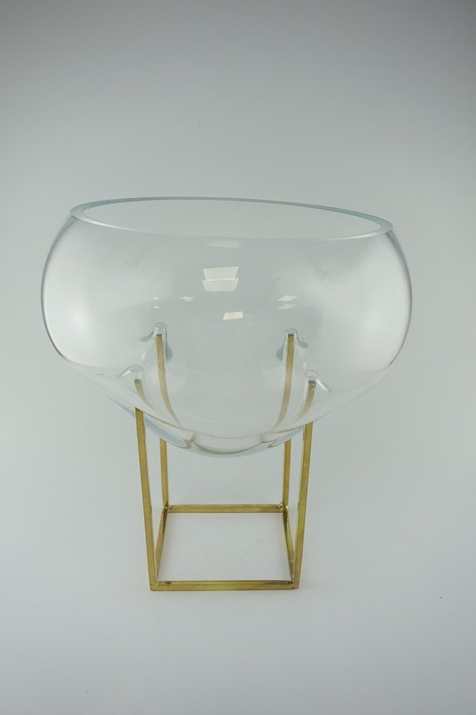 Vanessa Mitrani - 花瓶 -  原型  - 玻璃, 黄铜色 #2.1