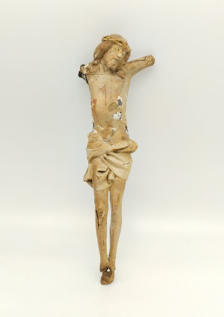  Crucifix - Bois, Plâtre - 1700-1750  #1.1