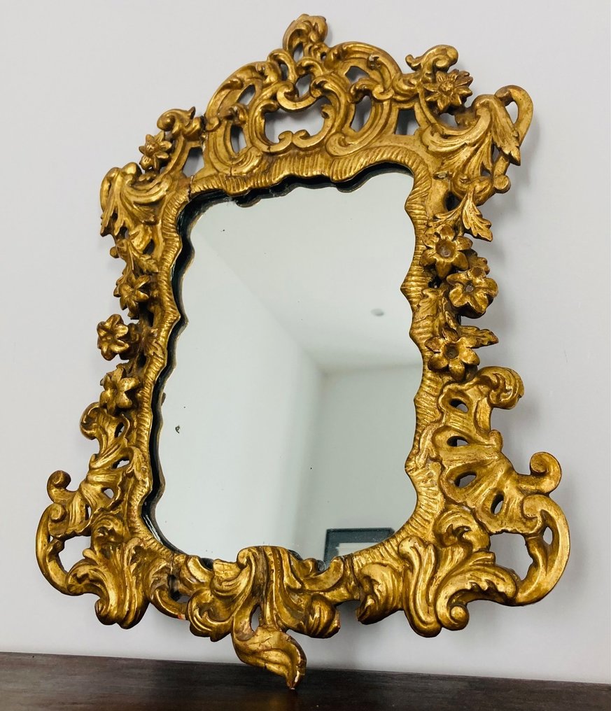 Specchio  - Cristallo, Legno #1.3