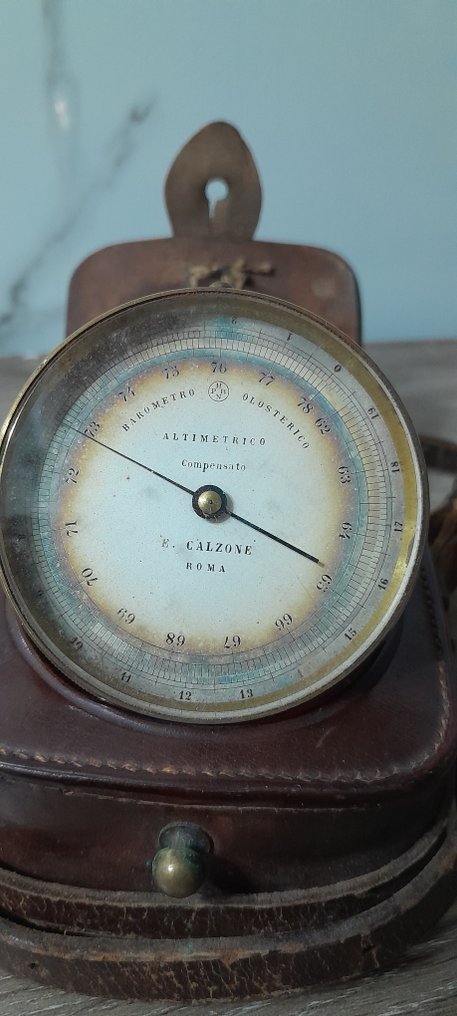 Pertuis, Hulot, Bourgeois, Naudet Holosteric aneroid barometer, Altimetru - Alamă #1.1