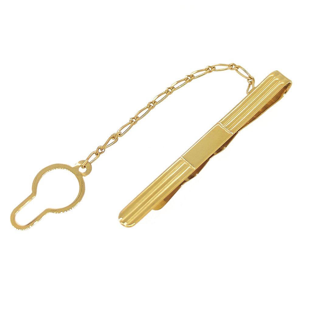 Tie clip - 18 kt. Yellow gold  #1.2