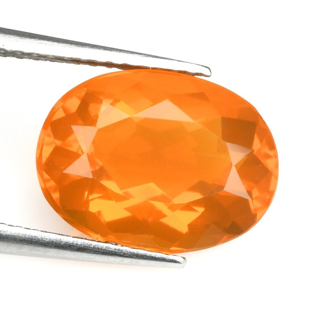 1 pcs Fin kvalitet - (Vivid Orange)
 Brann opal - 2.94 ct #1.1