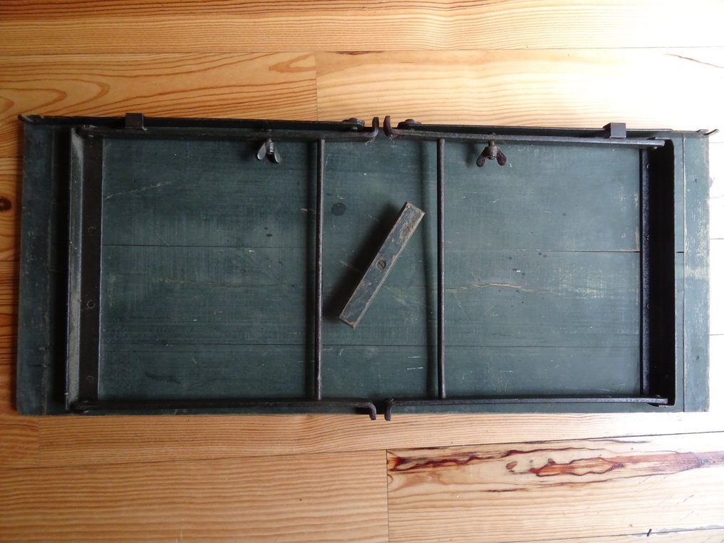 Vintage Foldable military camp Trestl Table - 轻便茶桌 - 钢 #3.2