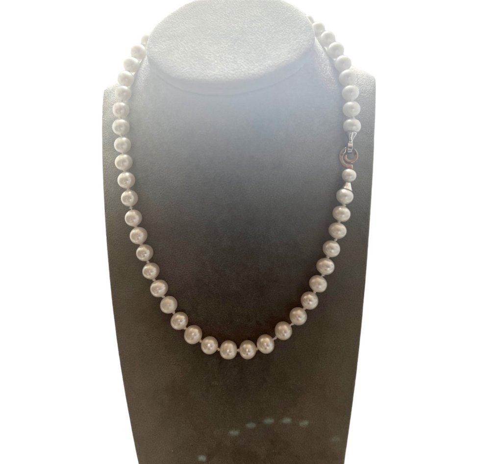 Necklace - 18 kt. White gold, Yellow gold Pearl #3.2