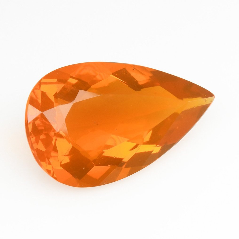 1 pcs Fine  Quality-(Intense/Vivid Orange)
 
 Fire Opal - 2.88 ct #2.1