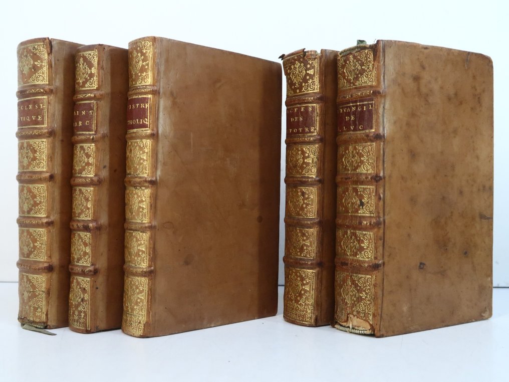 Lemaistre de Sacy - Actes des Apotres,  Epitres   l'Evangile de Sain Luc ( T3) et de Saint Marc. traduit en français - 1697 #2.1