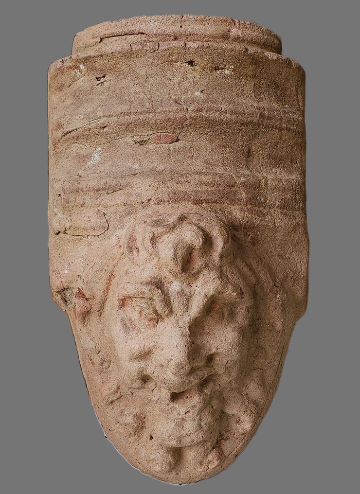 Rzeźba, Mascherone - 56.5 cm - Ceramika #1.1
