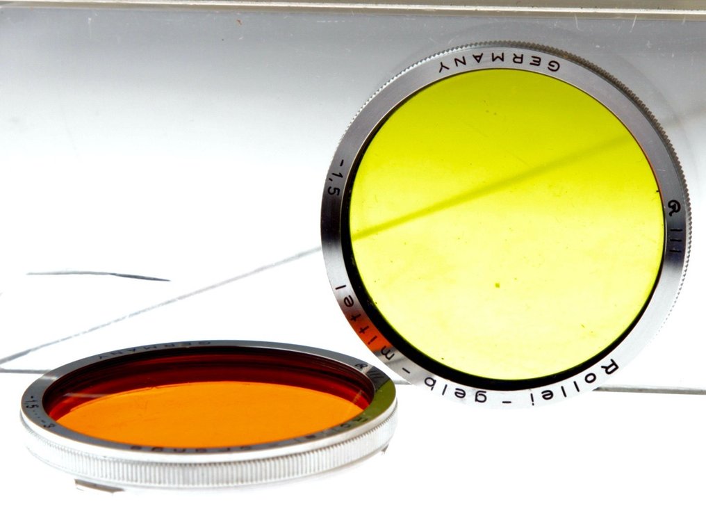 Rolleiflex Sonnenblende & Filter Baj.III Aparat analogowy #3.2