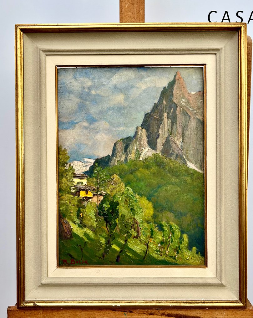 Roberto Borsa (1880-1965) - Paesaggio montano - NO RESERVE #1.2