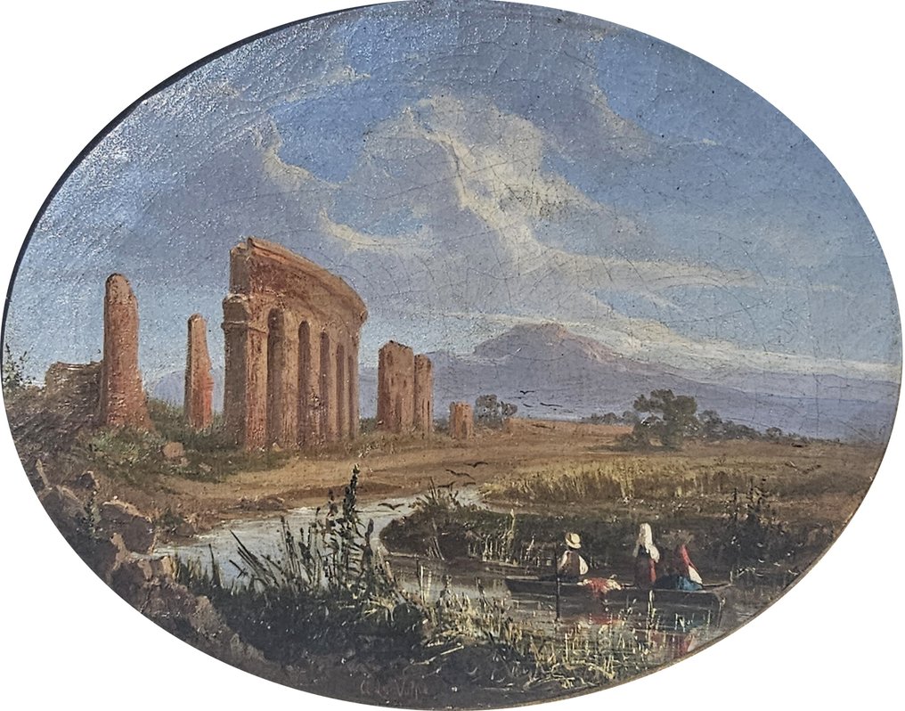 Alessandro La Volpe (1820 - 1887) - Fra templi antichi #1.1