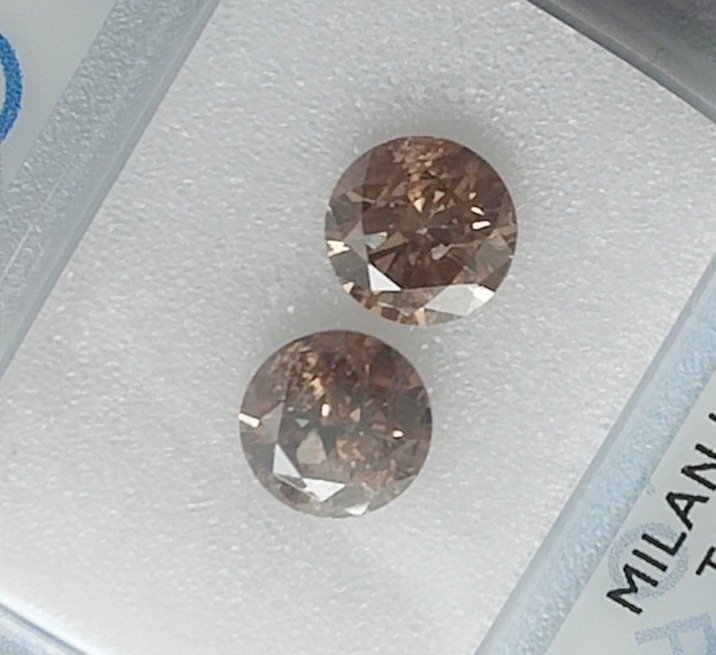 1 pcs Diamant  - 1.44 ct - Rund #1.2