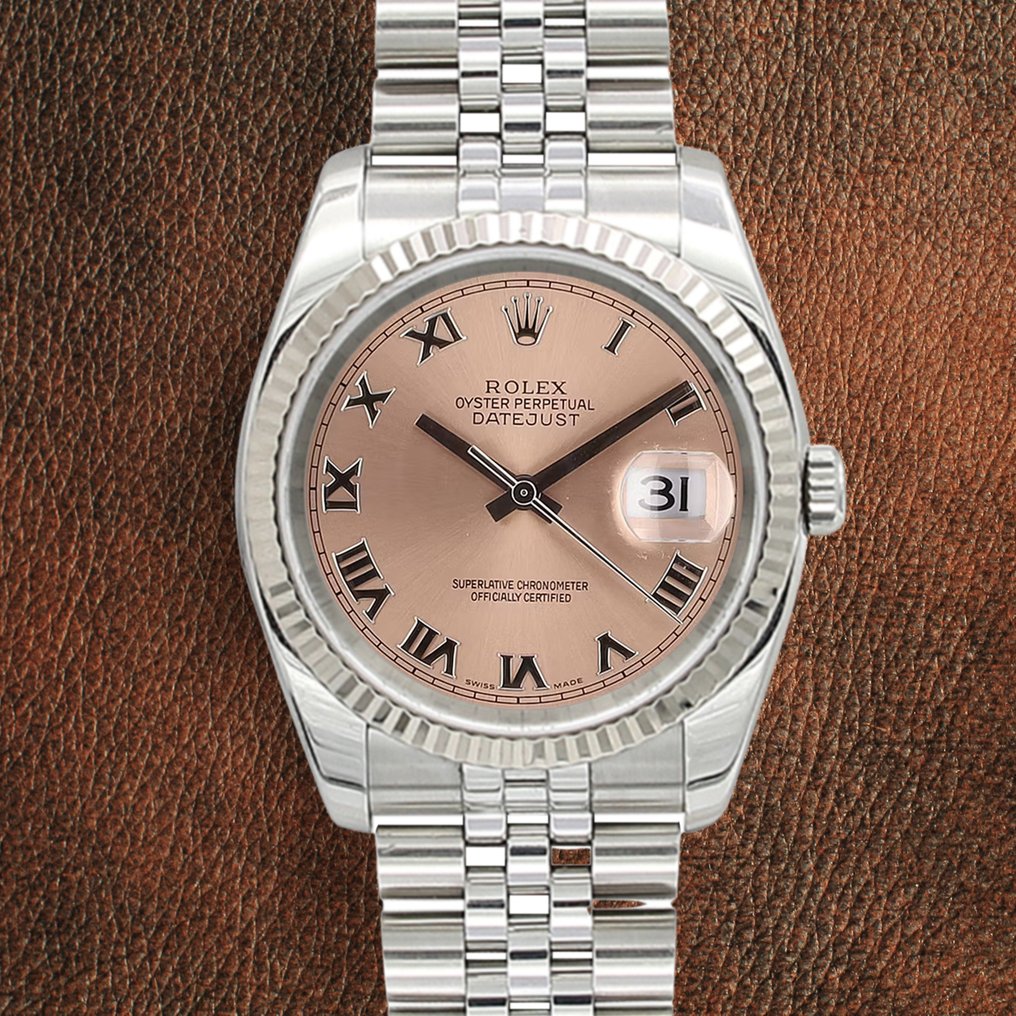 Rolex - Oyster Perpetual Datejust 36 'Salmon Roman dial' - 116234 - 中性 - 2000-2010 #1.1