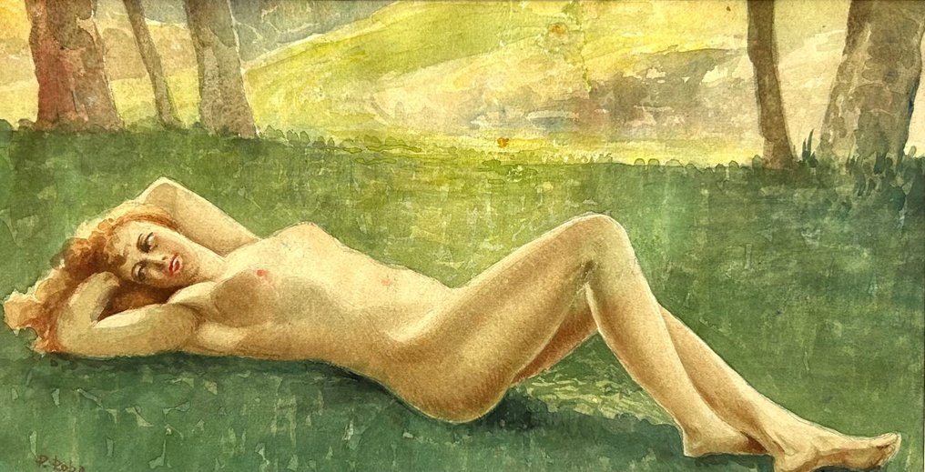 Pio Roba (1915–1999) - Nudo Femminile - NO RESERVE #1.1