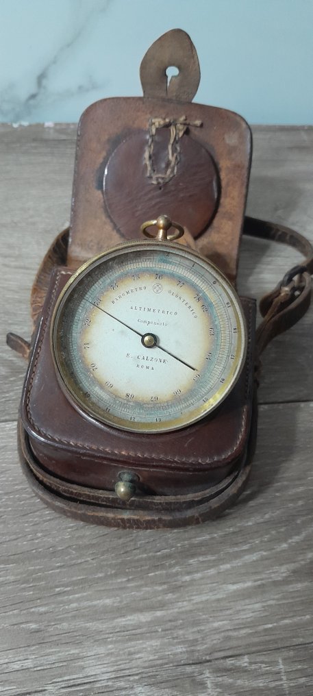 Pertuis, Hulot, Bourgeois, Naudet Holosteric aneroid barometer, Höhenmesser - Messing #1.2