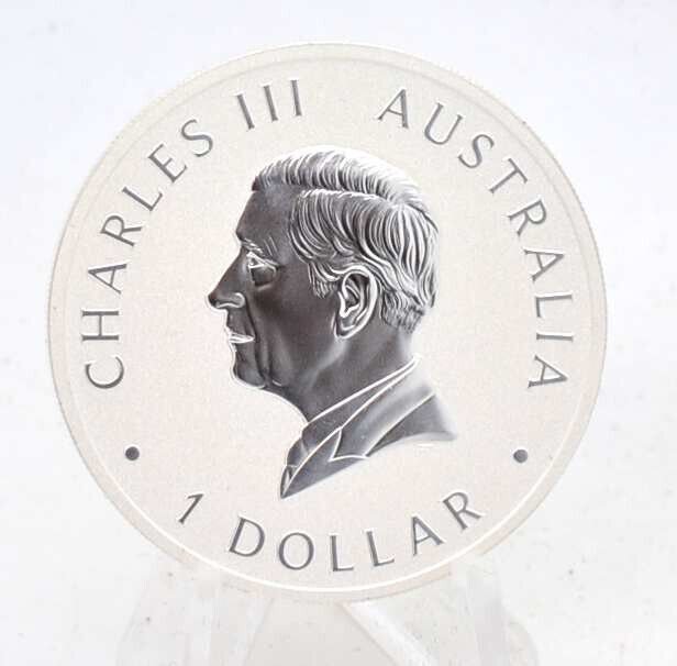 Australien. 1 Dollar 2024 Kookaburra - Gilded, 1 Oz (.999)  (Ingen mindstepris) #1.2