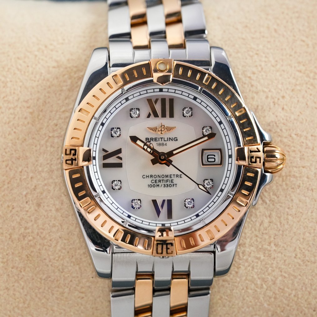 Breitling - Galactic Gold/Steel Diamond Mop Dial 32 - C71356 - Mujer - 2011 - actualidad #1.1