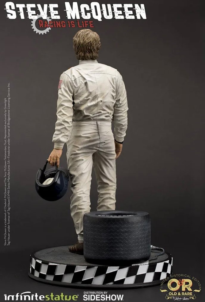 玩具人偶 - Steve McQueen "King Of Cool" Statue "Le Mans" 1:6 Scale - Infinite Artist Proof -  #2.2