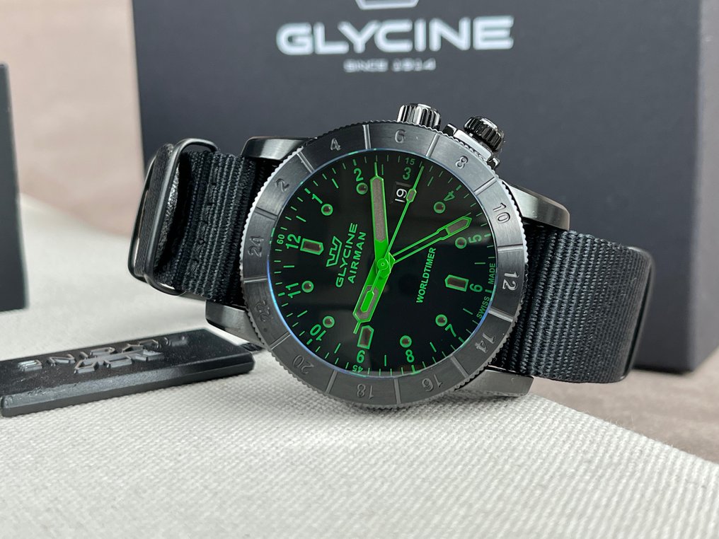 Glycine - Airman Worldtimer Date - Nincs minimálár - GL1031 - Férfi - 2011 utáni #3.1