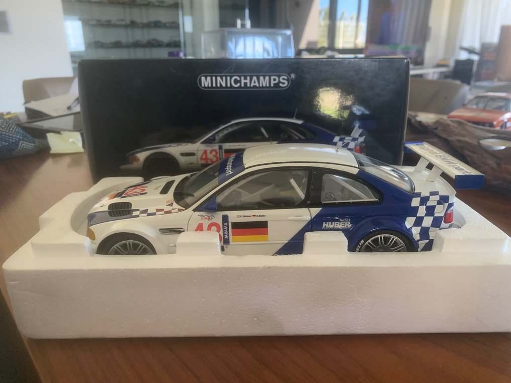 Minichamps 1:18 - Machetă mașină -BMW M3 GTR ELMS (2001) #1.1