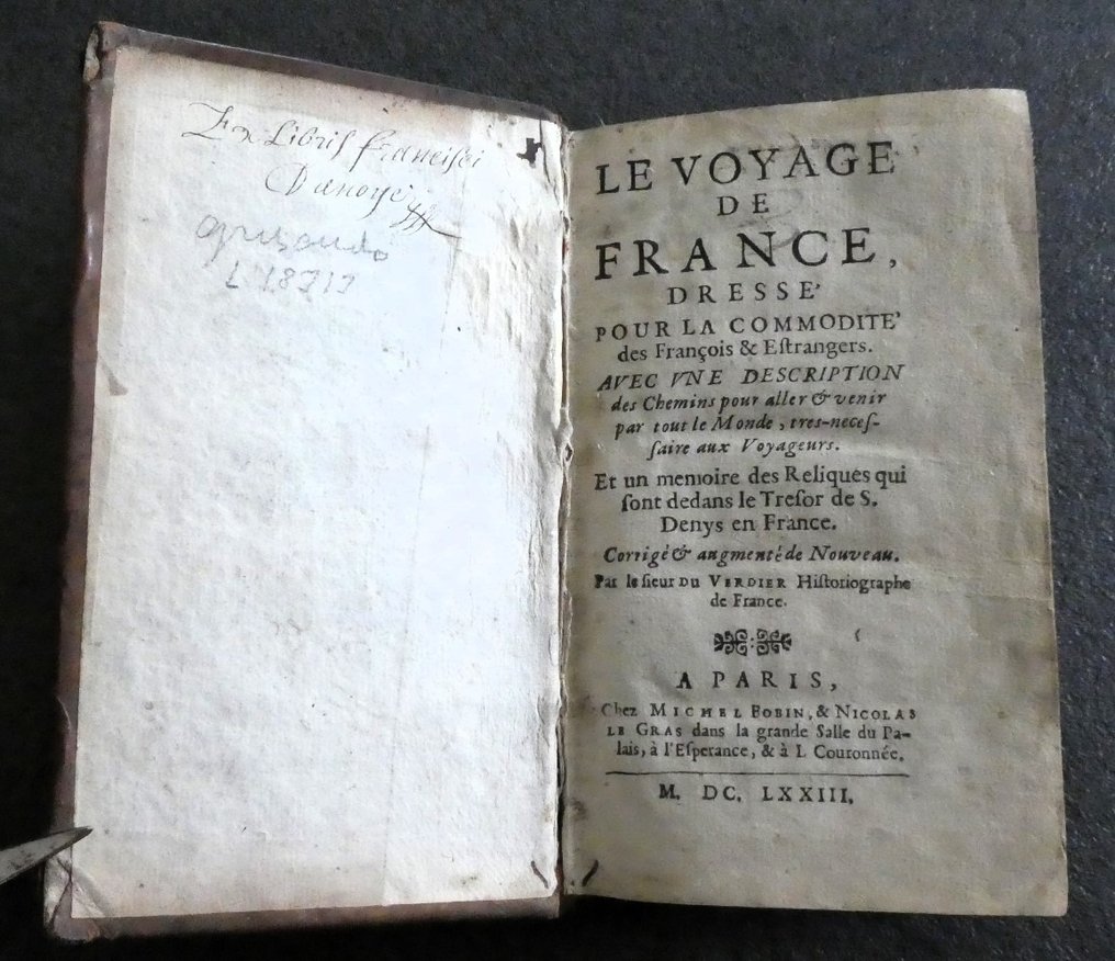 Sieur du Verdier / Piganiol de la Force - Le Voyage de France  - Nouvelle description de la France - 1673-1722 #2.1
