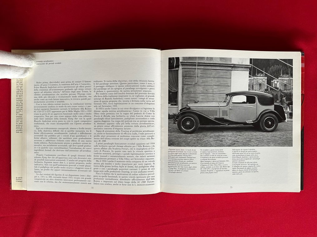 Book - Touring Superleggera - 'Carrozzeria Touring' di Carlo Felice Bianchi Anderloni e Angelo Tito Anselmi - 1982 #3.1