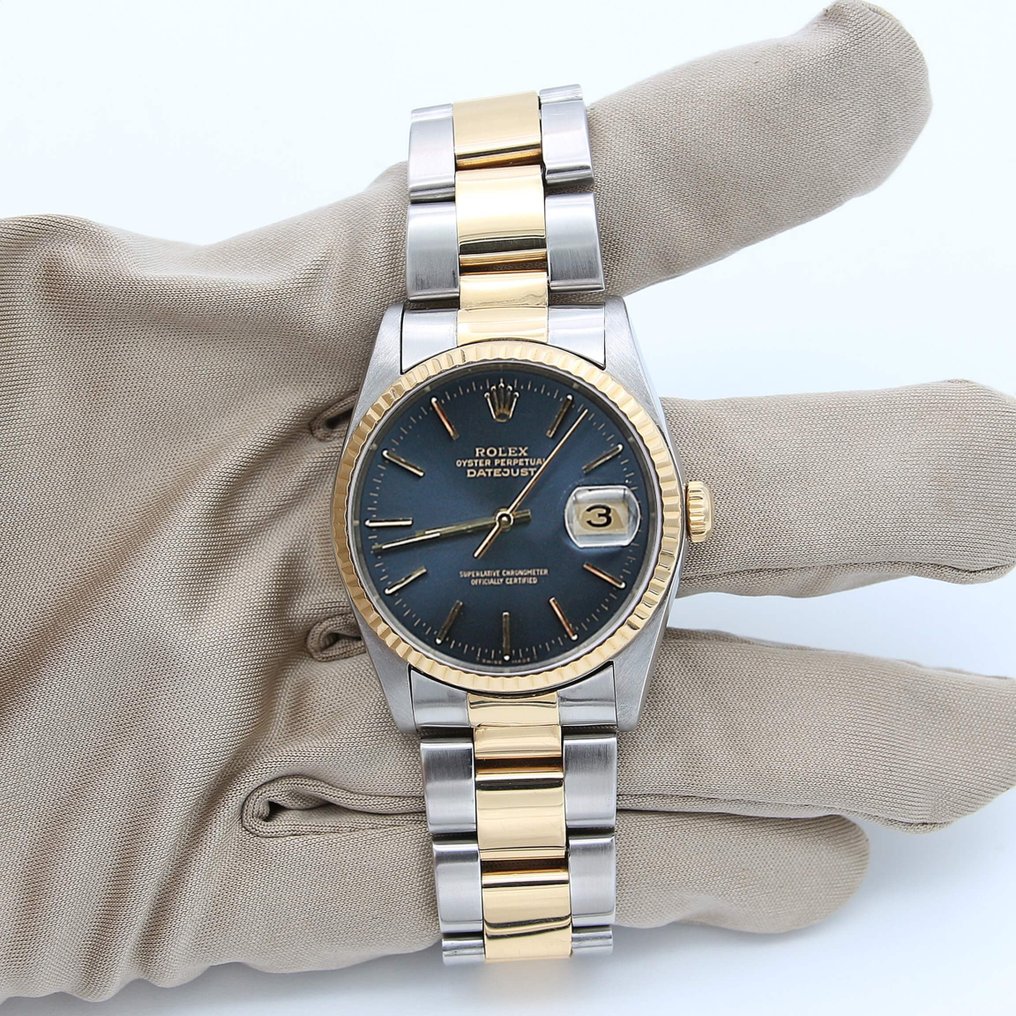 Rolex - Oyster Perpetual Datejust 36 - Blue Dial - 16233 - 中性 - 1990-1999 #2.1