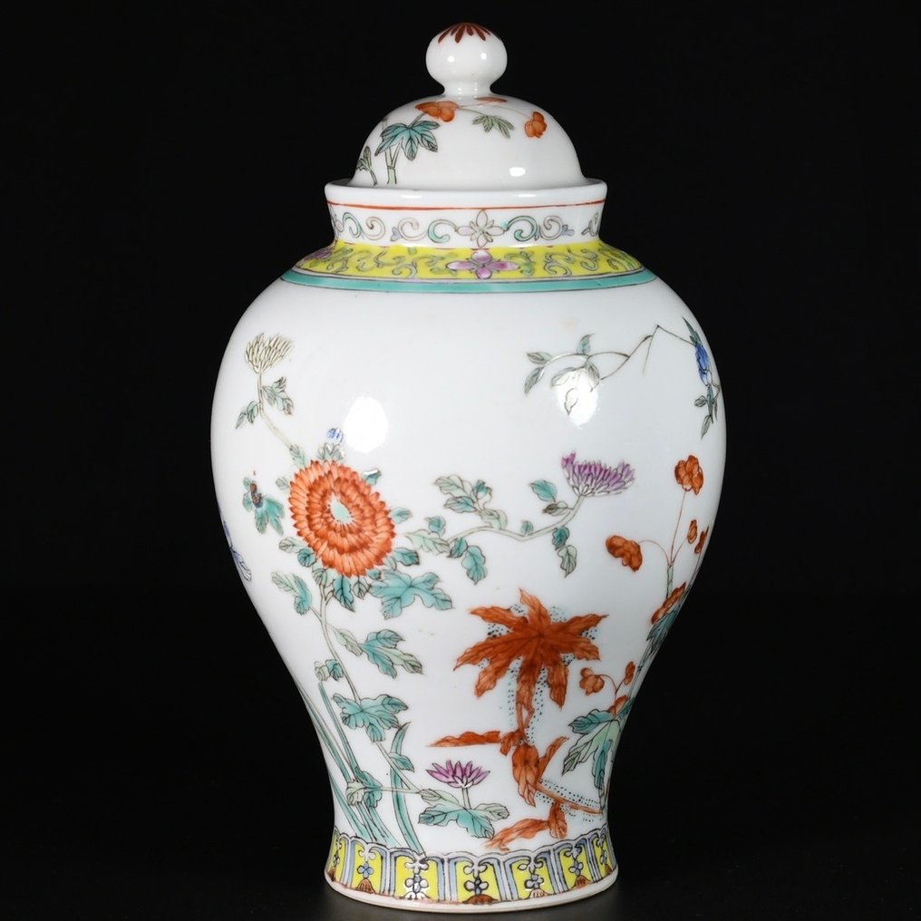 Vase - Porzellan - China - Republik Periode (1912 - 1949) #2.1