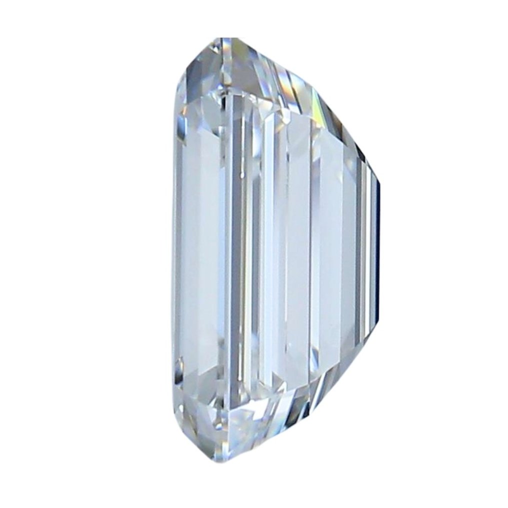 1 pcs Diamante  (Naturale)  - 2.01 ct - Smeraldo - E - VVS2 - Gemological Institute of America (GIA) #2.1
