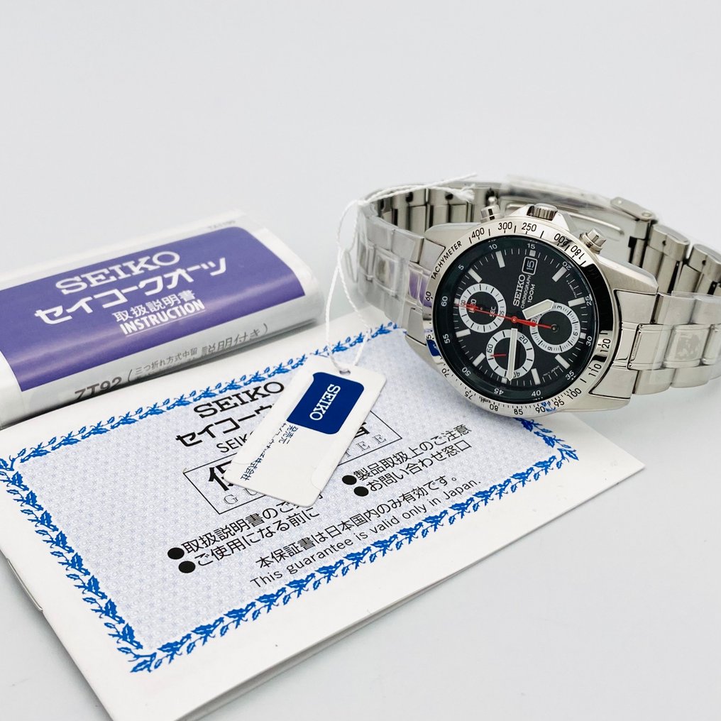 Seiko - Seiko Chronograph Black Rally Dial 100m - No reserve price - 7T92-0DW0 - Men - 2020+ #3.2