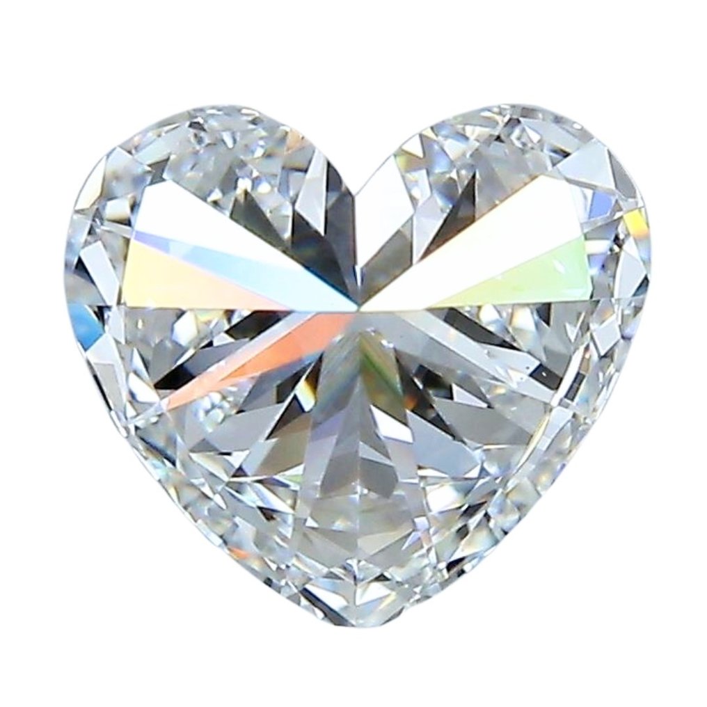 1 pcs Diamant  (Natural)  - 2.04 ct - Inimă - F - VS1 - GIA (Institutul gemologic din SUA) #3.2